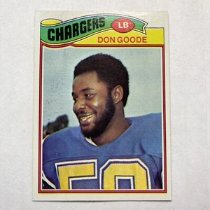 1977 Topps Don Goode San Diego Chargers Football RC Karte #97 - Bild 1 von 2