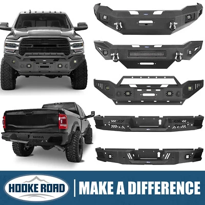Hooke Road Front or Rear Bumper w/Winch Plate Light Fit 2019-2024 Ram 2500 3500 - Изображение 1 из 4