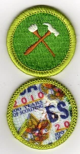 Home Repairs Merit Badge, Type K, "BSA 2010" Back (2010-12), Mint! - Picture 1 of 1