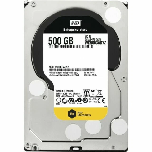 Western Digital 500GB,Internal,7200 RPM,3.5 inch (WD5003ABYZ) Hard Drive