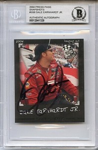 2004 -Dale Earnhardt Jr- Beckett BAS Signed/Autograph/Auto NASCAR Racing Card