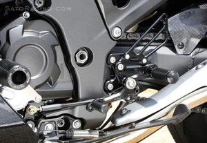 Sato Racing Adjustable Rearsets - 2012 - 2020 KAWASAKI NINJA ZX-14R (Black) - Picture 1 of 5