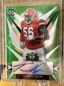 2021 Leaf Valiant /99 - Tedarrell Slaton - Rookie Auto RC - #BA-TS3 - Bild 1 von 2