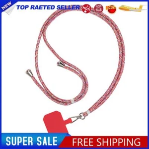 Universal Mobile Phone Lanyard Cellphone Rope (Red Rainbow + Scarlet Card) - Zdjęcie 1 z 3
