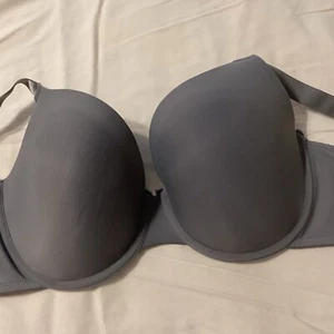 No Boundaries Bra Gray 38DD Underwire Molded Cup T-shirt - Picture 1 of 9