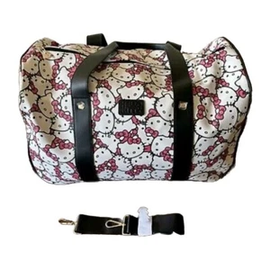 Bioworld HELLO KITTY ROLLING DUFFLE LUGGAGE CARRY ON BAG SUITCASE Travel NWT - Picture 1 of 1