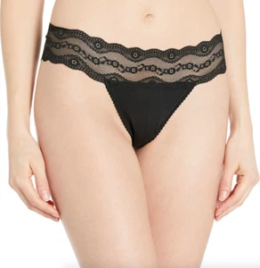 b.tempt'd by Wacoal L1102 Black Women's B.Adorable Thong Panty Size S - Picture 1 of 2