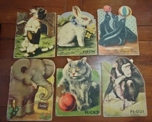1954 Enfantina Lot of 6 Books - Jumbo Mickey Fifon Toby Pi-yes and Flip Flap Flop - Picture 1 of 1