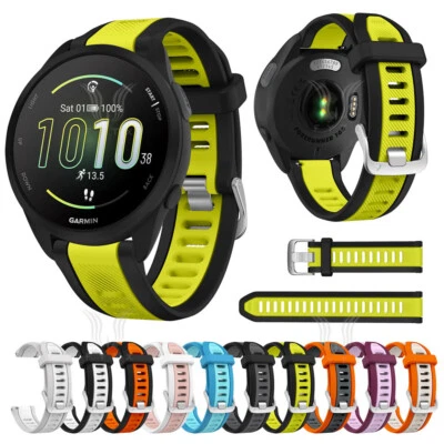 Silicone Sport Armband Für Garmin Forerunner 165 / 165 Music 245 645 55 Venu sq - Bild 1 von 4