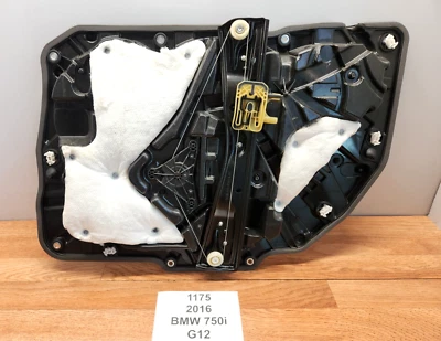 ✅ 16-22 OEM BMW G12 740 750 Rear Left Driver Side Window Lift Regulator - Image 1 of 4