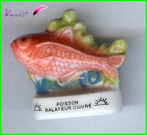 Feve de collection Poisson Fisch Edition Atlas " Le Balayeur Cuivré " #E6 - Foto 1 di 1