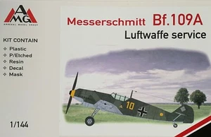 1/144 WW2 Fighter: Messerschmitt Bf-109A "Luftwaffe" [Germany] #14421 : AMG - Picture 1 of 2