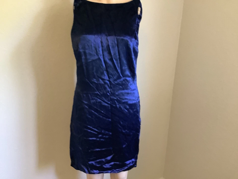 Vestido Gianni Versace Versus para mujer vestido azul sensación de terciopelo 28/42 Foto 1 de 4