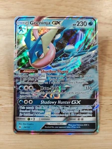 Greninja GX 24/131 Forbidden Light NM Ultra Rare Pokemon Card - Picture 1 of 2