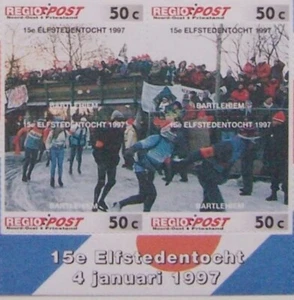 Stadspost Kollum 1997 - Veldeeltje 15e Elfstedentocht winnaar Henk Angenent - Picture 1 of 1