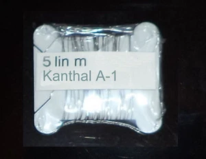 5 m (app 18ft) Kanthal A-1 Resistance Wire 0.15mm, 0.20mm or 0.25mm  - Picture 1 of 1