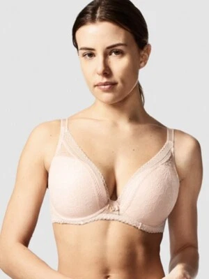 chantelle bra 34dd/Bras  /   Ref #3682Festivité Lace Plunge Bra/ Red Color - Image 1 of 3