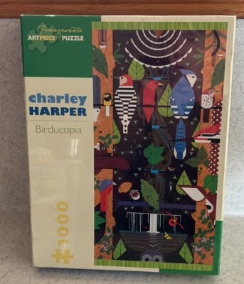 Rompecabezas Charley Harper BIRDUCOPIA 1000 piezas ARTE ABSTRACTO granada nuevo en paquete Foto 1 de 3