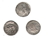 Antike Münzen unbekannter Herkunft,  3 Stück  um 1200-1400