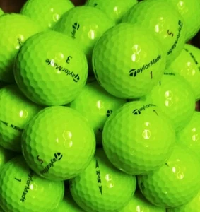 36 TaylorMade TP5 / TP5X 4A (AAAA) Yellow Used Golf Balls - FREE SHIPPING - Picture 1 of 3