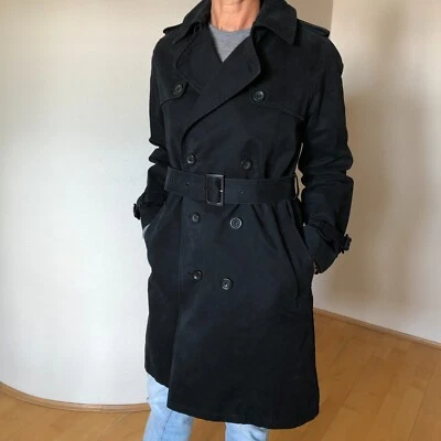 APC Trenchcoat Damen Größe 38 Schwarz Baumwolle neuwertig - Bild 1 von 4
