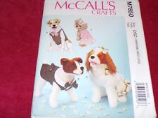 McCalls Pattern 7850 Pet Clothes Sizes XSM SM Med Large Uncut