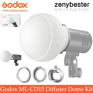 Kit domo difusor de flash Godox ML-CD15 para AD100Pro AD200 Pro V1 V860III AD400pro - Imagen 1 de 18