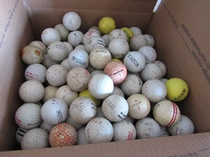 160 Range Golf Balls Used Shag Hitaway Practice Bulk Junk - Picture 1 of 3
