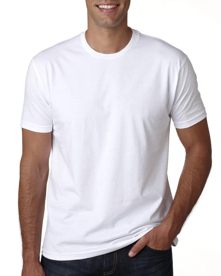 NUEVA Camiseta Next Level 100% Algodón Para Hombre Premium Ajustada Cuello Redondo XS-XL R-3600 Foto 1 de 1