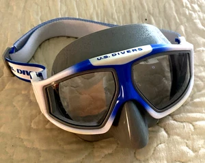 U.S. Divers Avila Jr 2.0 Schnorchelmaske - weiß/blau - Bild 1 von 4