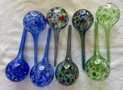 Globos de riego de plantas de vidrio bombillas de espiga de riego automático de 8 pulgadas Foto 1 de 2