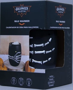 Calentador de cera eléctrico manual esqueleto colección Halloween nuevo en caja - Imagen 1 de 3