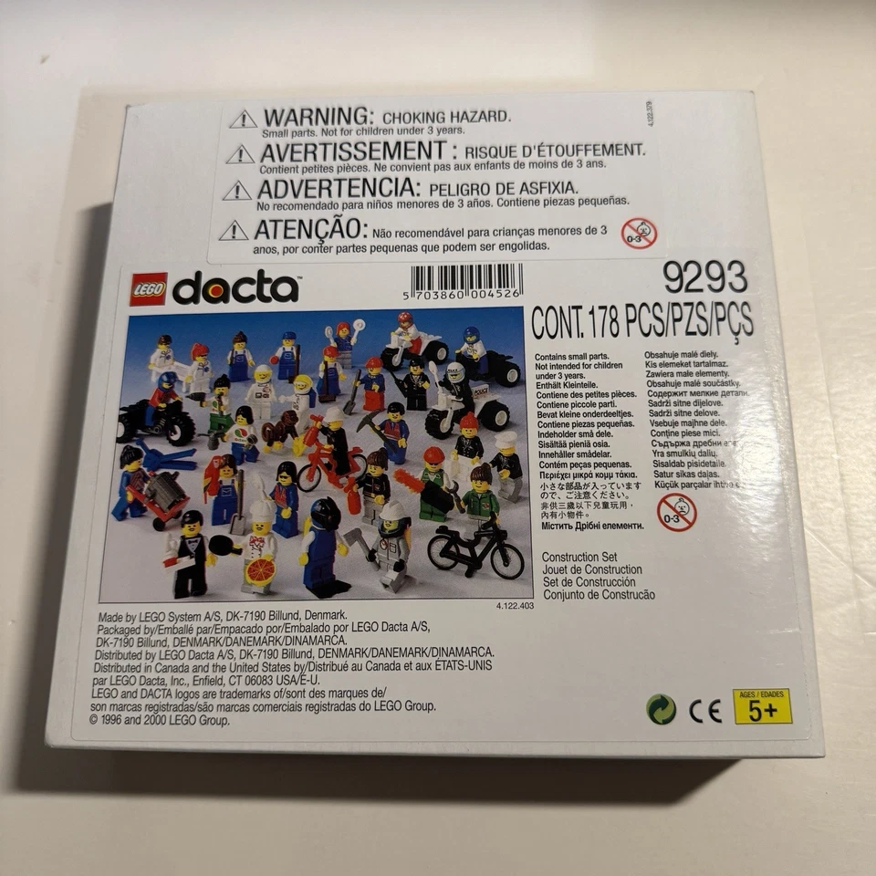 RARE LEGO 9293 Dacta Community Workers 30 LEGO Minifigures Completely Sealed - Image 1 of 4
