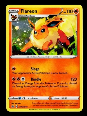 Flareon Promo SWSH: Sword & Shield Promo Cards SWSH041 NM - Image 1 of 2