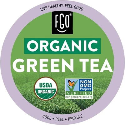 Cápsulas K-Cup de té verde orgánico FGO para Keurig, 24 unidades 24 (paquete de 1)  Foto 1 de 4