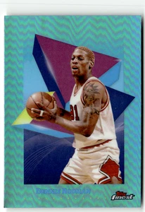 2025 Topps Finest NBA No. 15 Dennis Rodman Aqua Refractor - Bild 1 von 2