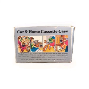 Cassetta vintage per auto e casa organizer supporto etichette contiene 12 - Foto 1 di 6