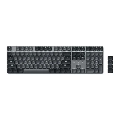 SM3 Mechanical Keyboard for Mac and Windows, 108 Keys Full Size with White LE... - Image 1 of 4
