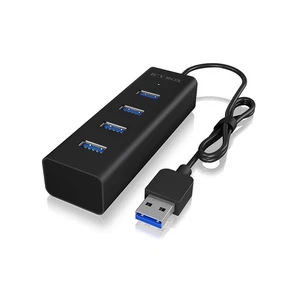 10x Hub 4-Port IcyBox USB 3.0 IB-HUB1409-U3 USB 3.0 Type-A retail - Bild 1 von 4