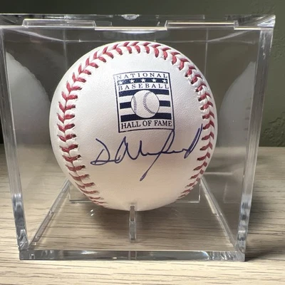 DAVE WINFIELD AUTOGRAPHED RAWLINGS HALL OF FAME LOGO BASEBALL JSA COA - Image 1 of 3