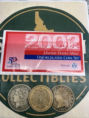 2002 Uncirculated Coin Set U.S Mint Government COA & OGP - Image 1 of 4