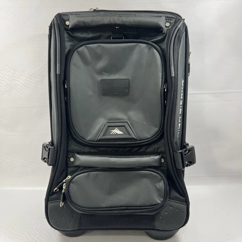 Equipaje de mano High Sierra 21 alto” con ruedas gris carbón negro Foto 1 de 4