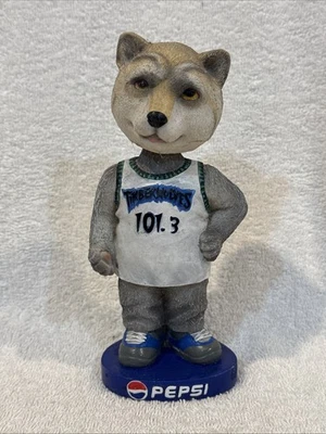 VINTAGE 2002 Minnesota Timberwolves CRUNCH Mascot SGA Bobblehead Doll, COOL-LOOK - Image 1 of 4