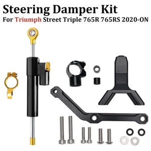 Amortiguador de dirección estabilizador con soporte para Triumph Street Triple 765R 765RS 20-ON - Imagen 1 de 23