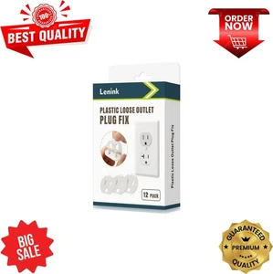 Loose Outlet Plug Fix, 12 Pack Plastic Snug Plug Socket Secured Compatible with  - Picture 1 of 6