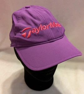 TaylorMade Womens Performance Golf Purple With Pink Embroidered Adjustable Cap - Picture 1 of 5
