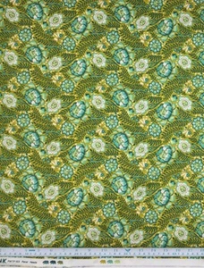 Tula Pink Spirit Animal Petal Heads Sun Kissed OOP Fat Quarter Cotton Fabric - Picture 1 of 2
