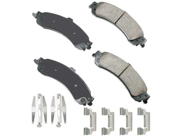Rear Brake Pad Set For 2001 GMC Sierra 1500 HD QV568BG - Image 1 of 1