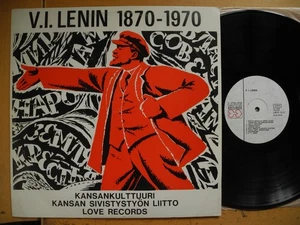 V.I. Lenin 1870-1970 LP Finland Re(1970) Near Mint  spoken word, political, folk - Imagen 1 de 2