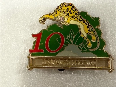 DISNEY WDI JINGLE CRUISE MYSTERY PIN 12 DAYS OF CHRISTMAS 10 LEOPARDS LEAPING LE - Image 1 of 2